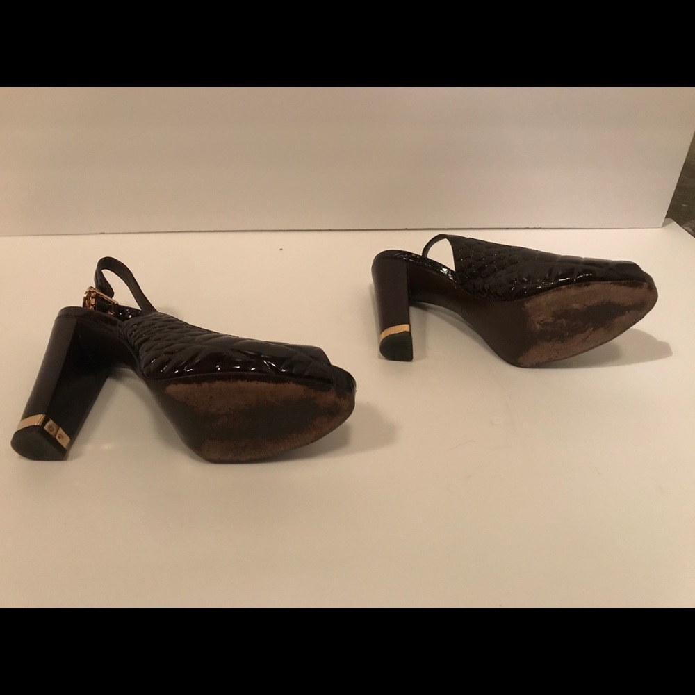 Tory Burch Python Style Sling Back Pump - image 3